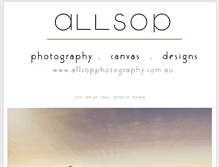 Tablet Screenshot of allsopphotography.com.au